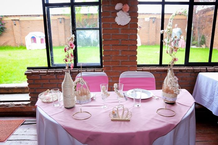 mesa de novios