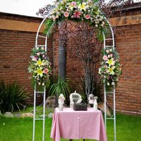 arco de novios, aqui nos casaron por el civil
