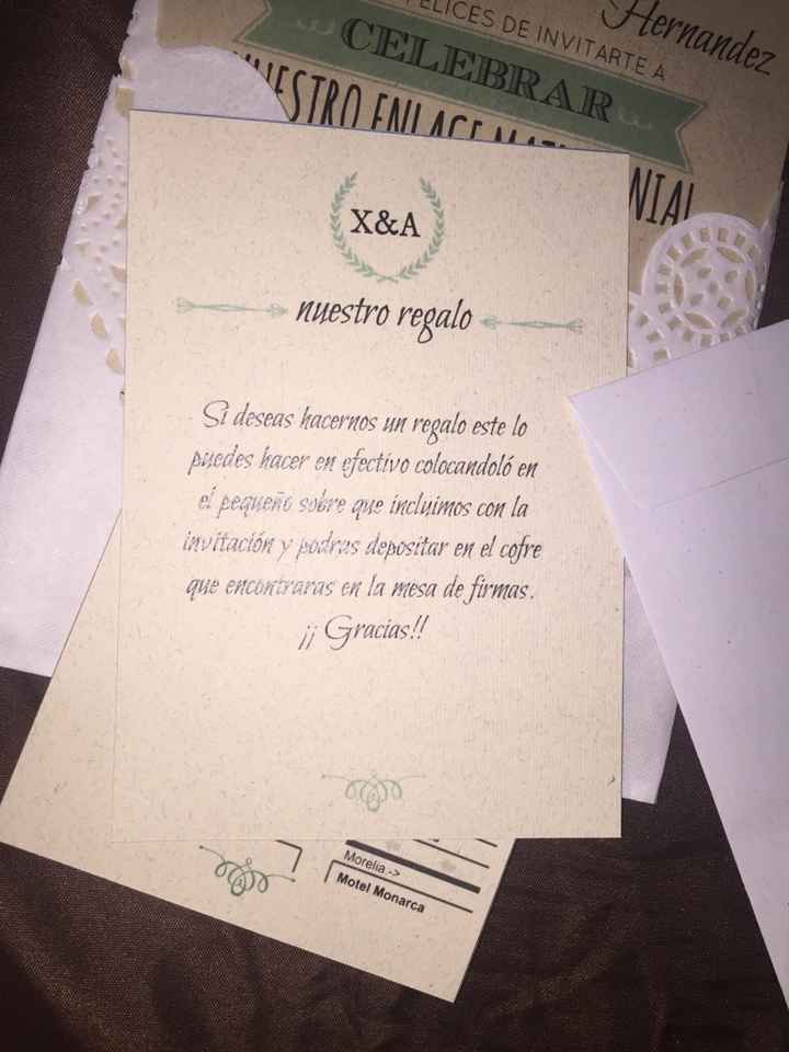 Cofre para dinero  o mesa de regalo - 1