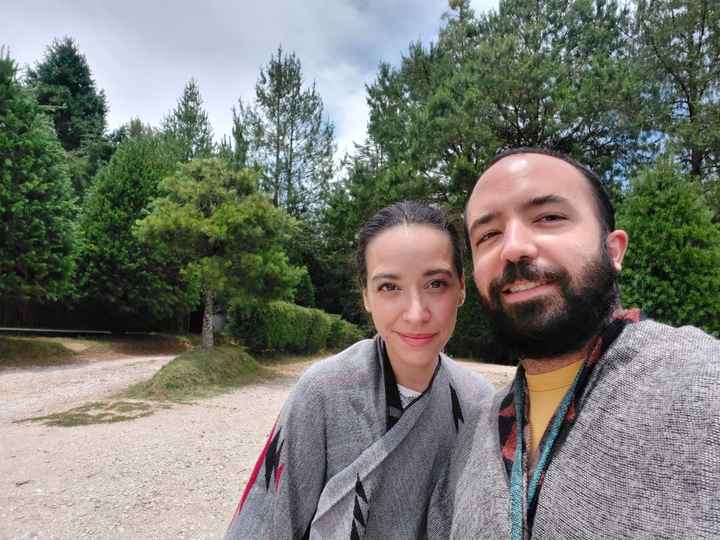 En el bosque buscando locaciones