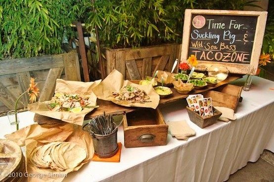 Un taco bar 