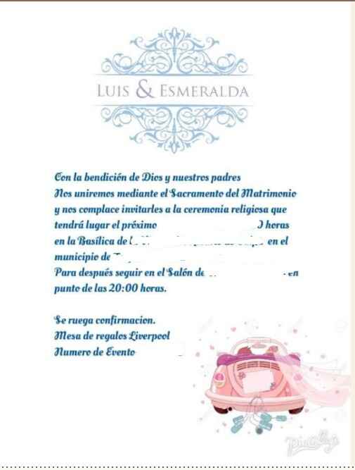 Invitacion online lista - 1