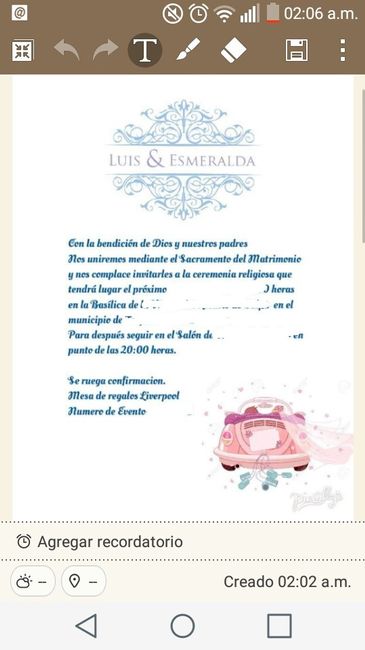 Invitacion online lista - 1