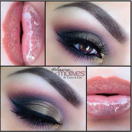 maquillaje glamouroso