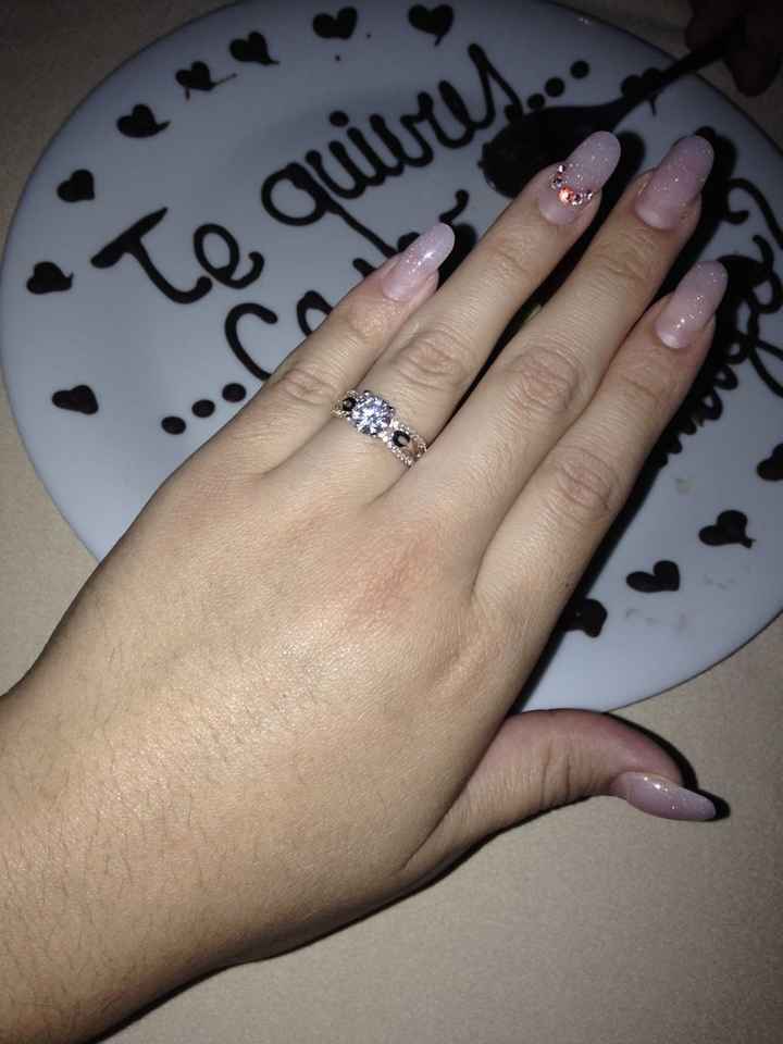 Cuál fue la primera foto con su anillo? y a quien se la enviaron?? - 1