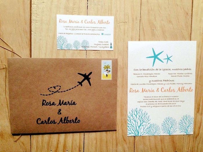 Hola futuras novias. es mi primer devate y quisiera saber su estilo de invitacion. - 1