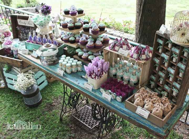 Candy bar para mi boda azul - 1