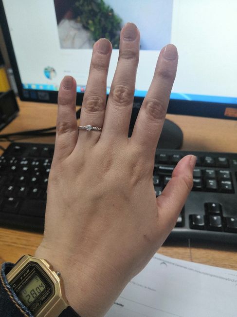 Mi anillo en la facultad🤭 - 1