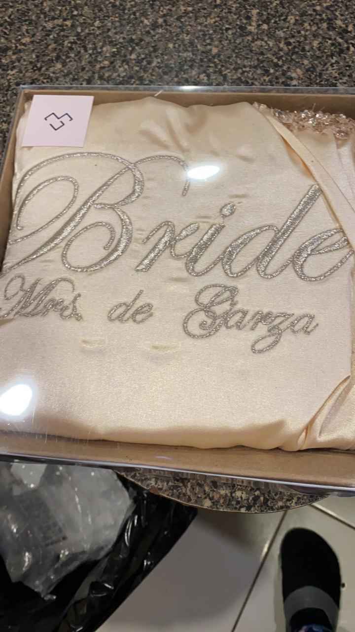 ¡Ha llegado mi bata de novia! - 1