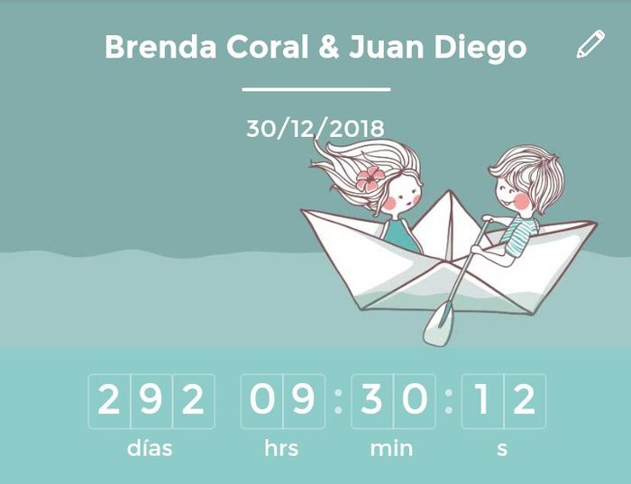 ¿Cuánto falta para que se casen? - 1