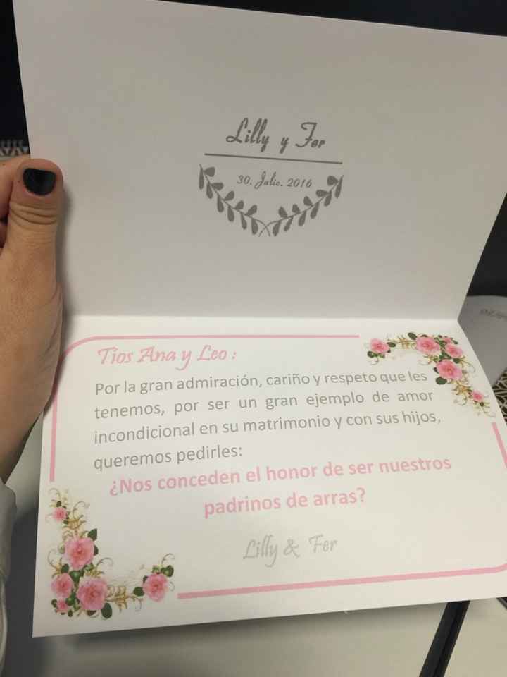 Padrinos para boda