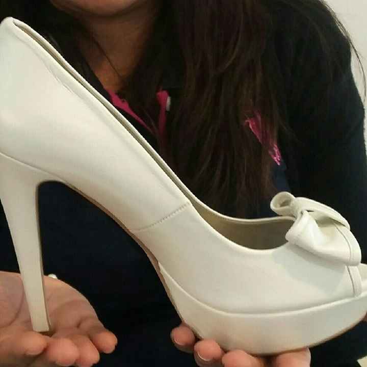 mis zapatos al fin llegaron 