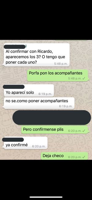 Soporte lista de invitados - 1