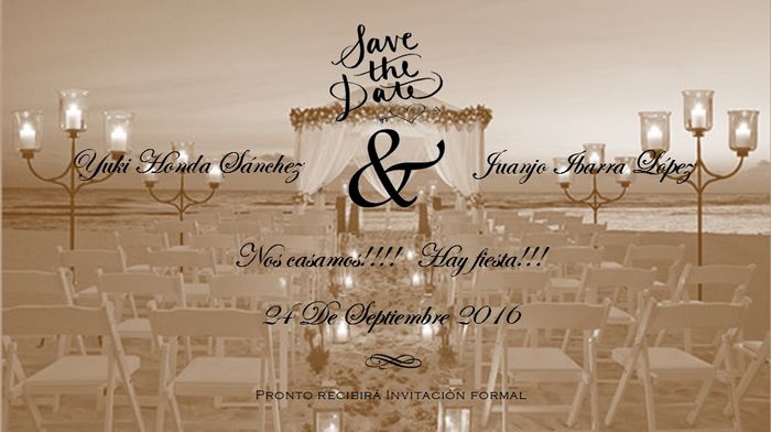 SAVE THE DATE DIY