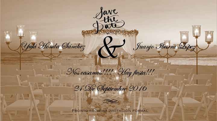 SAVE THE DATE DIY