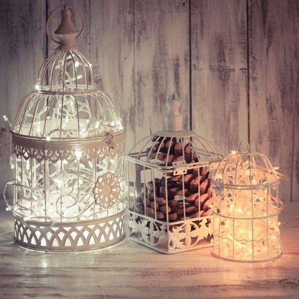 Jaulas decoración invierno
