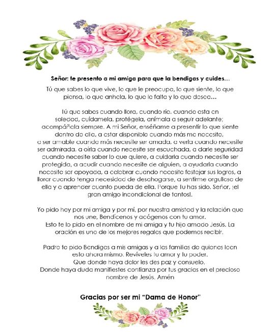 Formato para petición a las damas 😘 2