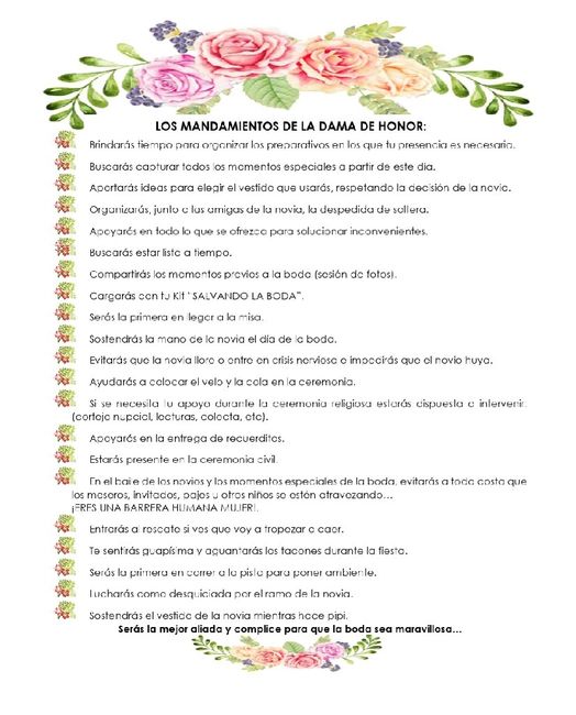 Formato para petición a las damas 😘 3