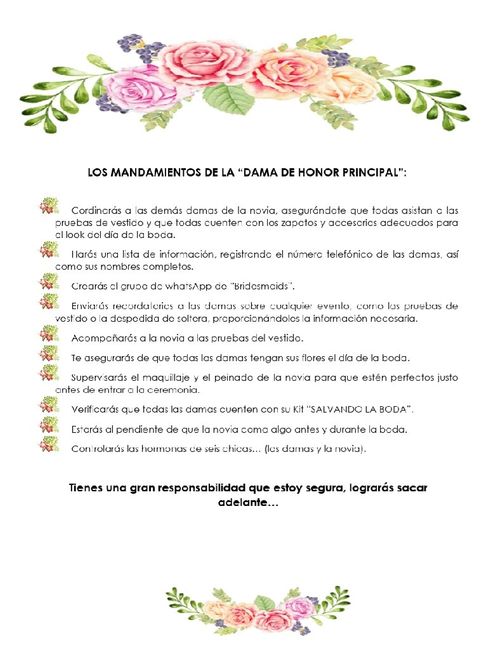 Formato para petición a las damas 😘 4