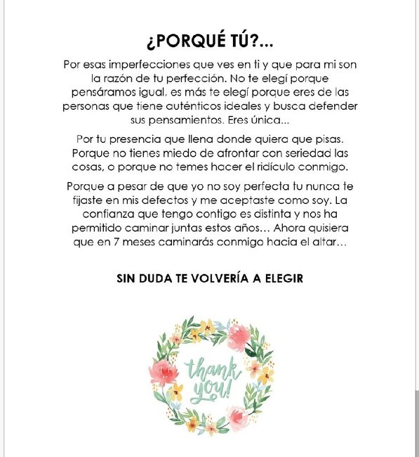 Formato para petición a las damas 😘 6