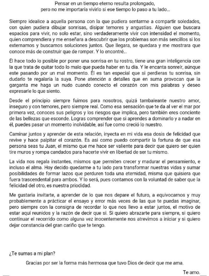 Carta a mi pareja... 💌 - 1