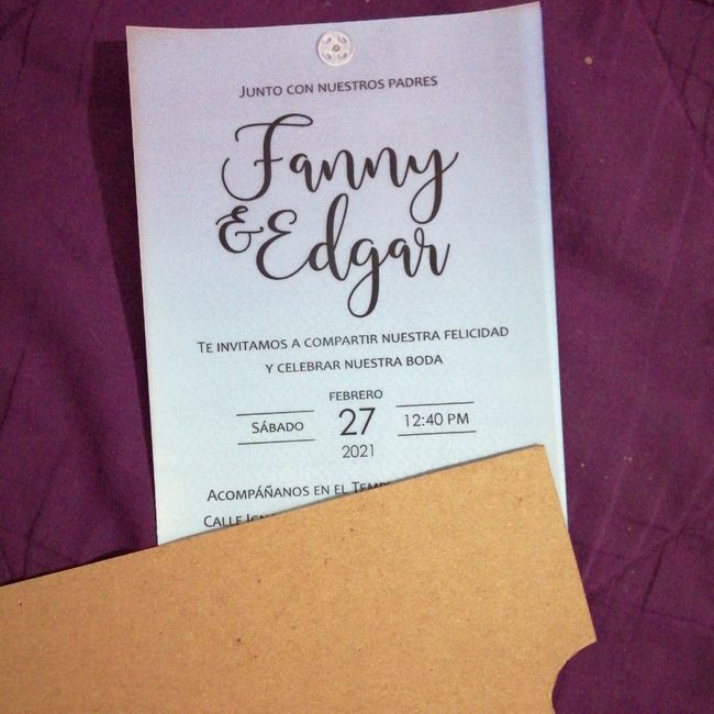 Donde agregar el número de evento de la mesa de regalos a las invitaciones 1