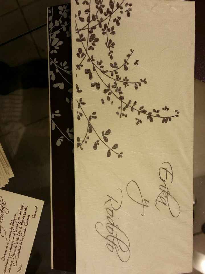 Ya tengo mis invitaciones! !! - 2