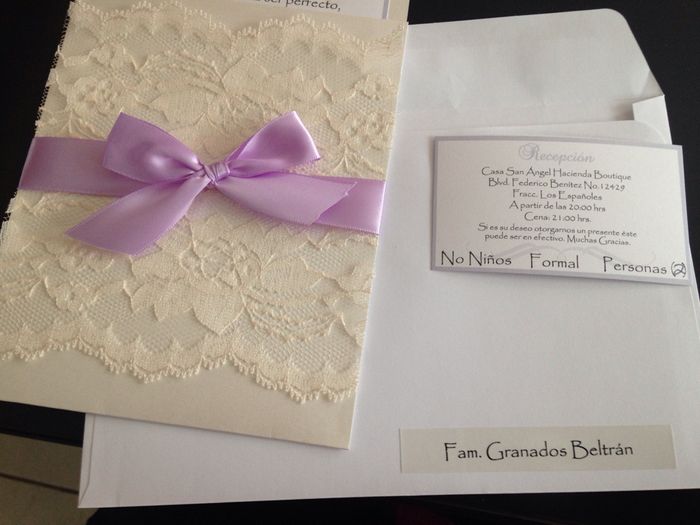 Les presento mis invitaciones - 1