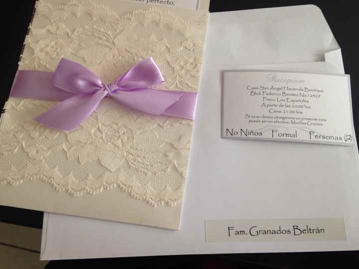 Les presento mis invitaciones - 1
