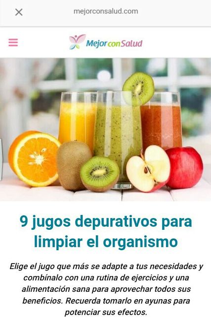Jugos para adelgazar y desintoxicar - 1