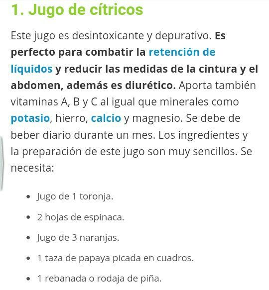 Jugos para adelgazar y desintoxicar - 4