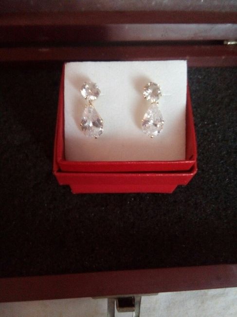Avances, zapatos, aretes, velo. - 3