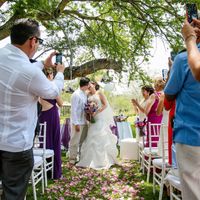 primer beso de casados