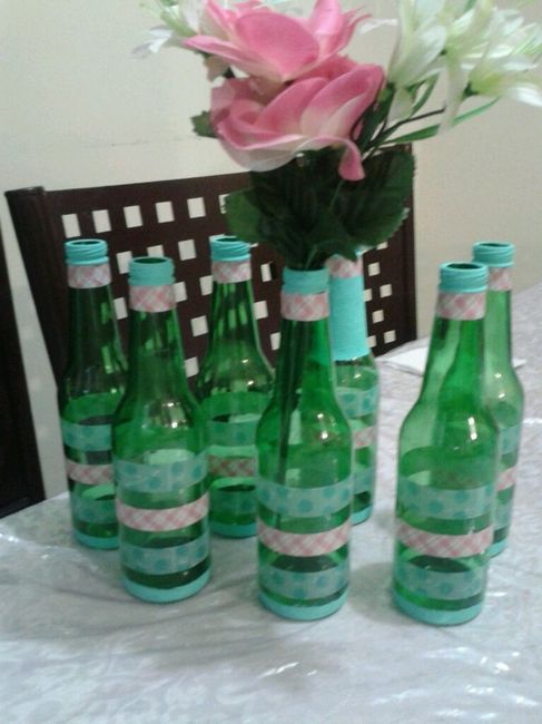 Botellas centros de mesa civil!!! - 3
