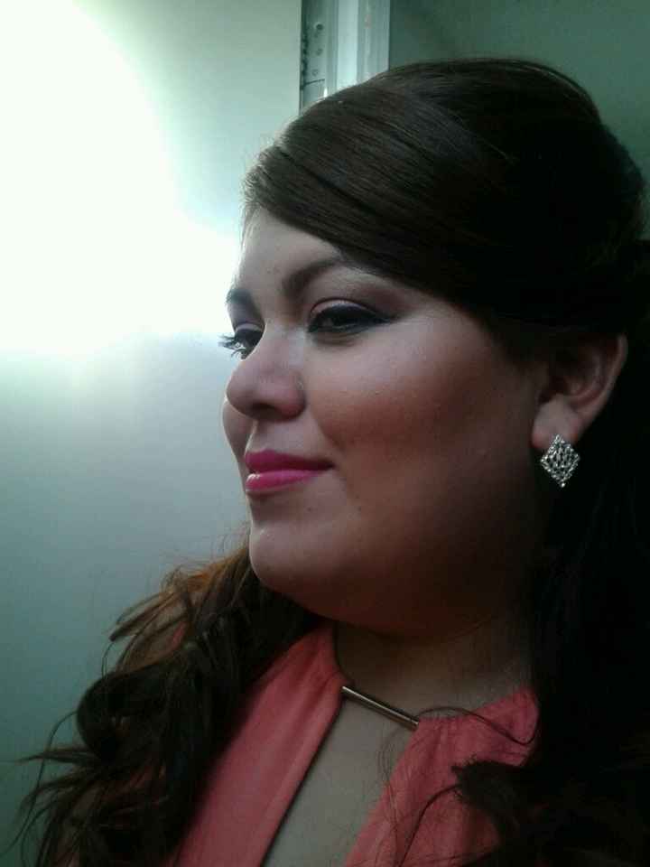 Segunda prueba de maquillaje y peinado  a 32 dias!! - 3