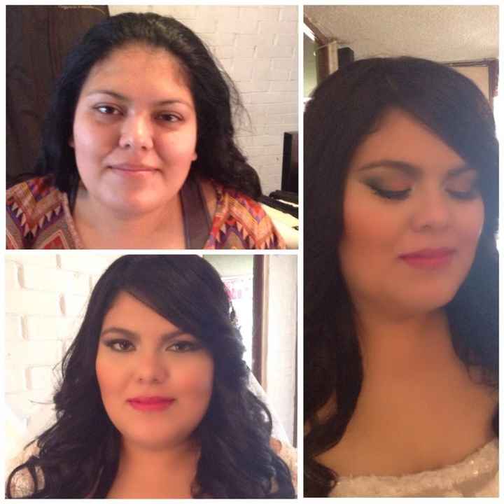 maquillaje y peinado