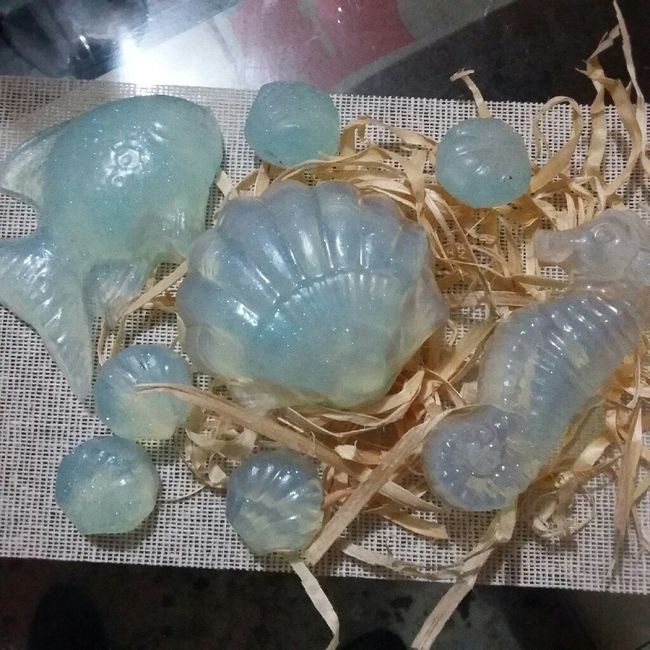 Abanicos para boda en playa y jabones para la despedida - 4