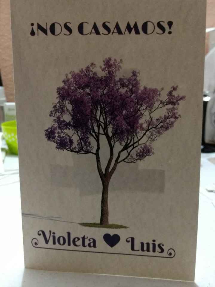  Nuestras invitaciones: Luis y Violeta - 1