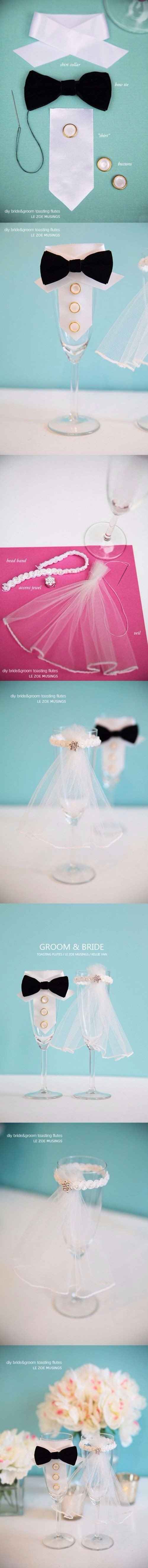 Cómo disfrazarlas de novio y novia