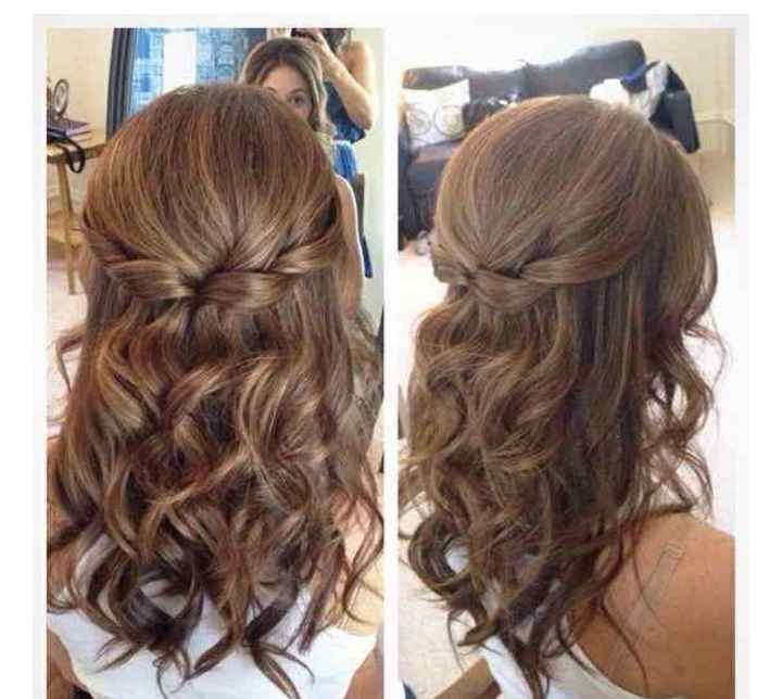 Hermosos peinados semi recogidos 👰🏻 - 1