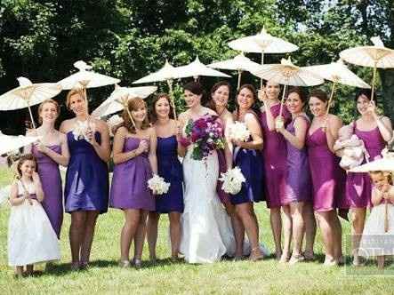 Combinaciones de colores: morados y metales - 1