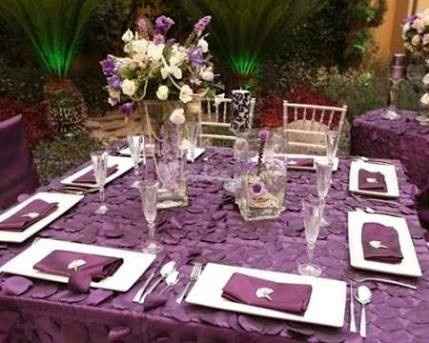 Combinaciones de colores: morados y metales - 6