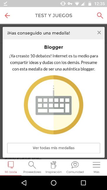 Nueva medalla: blogger bebé jajaja - 1