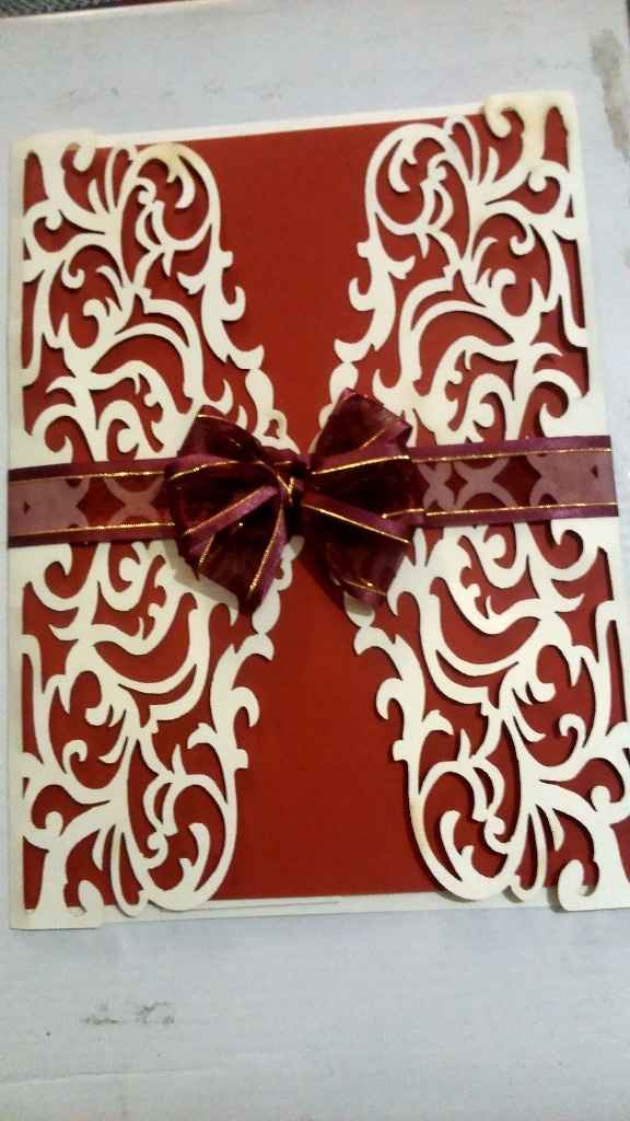 Invitación cerrada y de frente