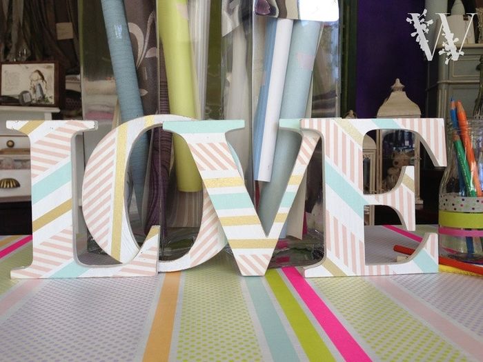 Idea letras para mesa de dulces 6