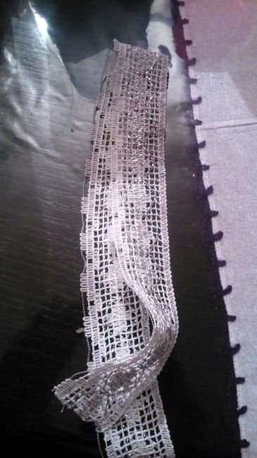 Encaje con brillo