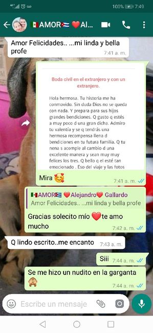 Boda civil en el extranjero y con un extranjero. - 1