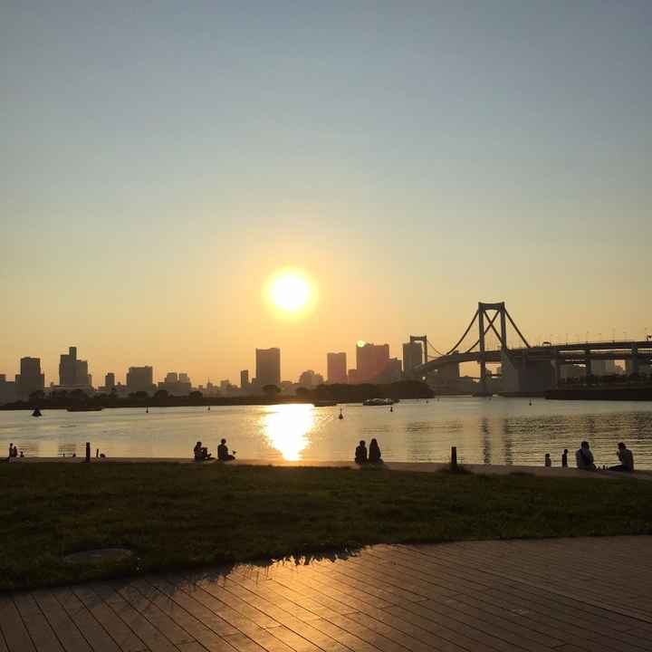 Un atardecer con mi persona favorita