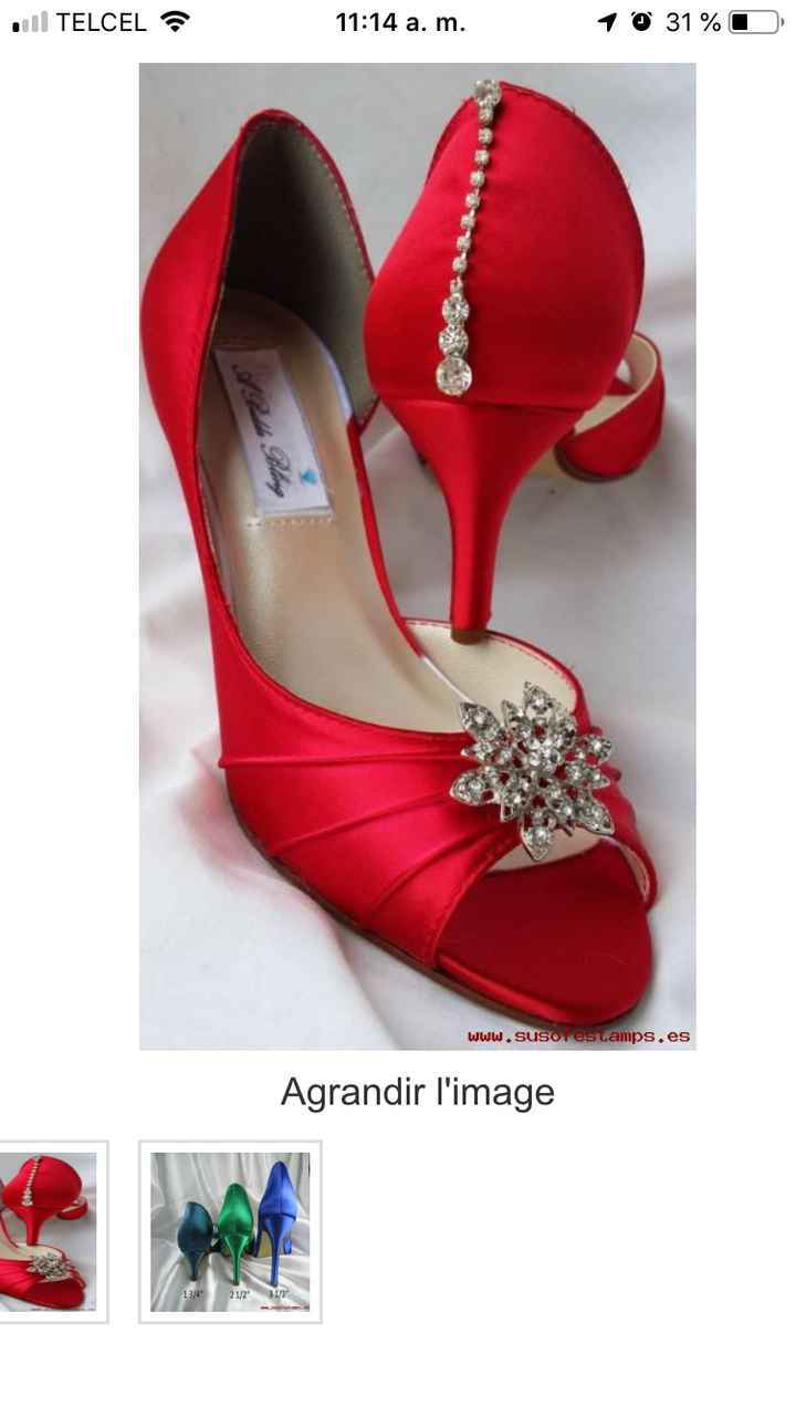 Catálogo de zapatos rojos para novia 4