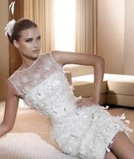 VESTIDO PARA NOVIA CORTO